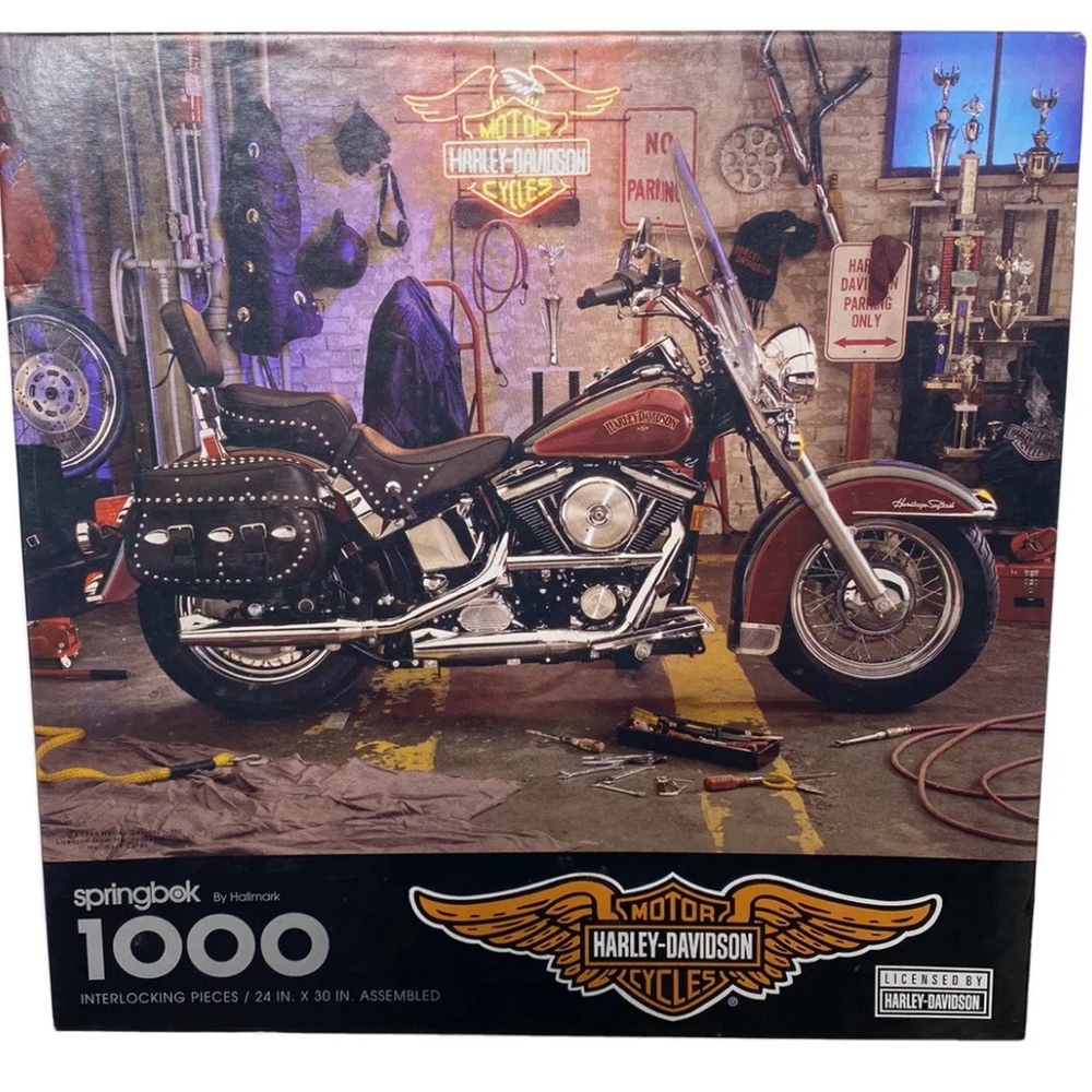 New Vintage Harley Davidson 1994 Puzzle  
Heritage 1000 Piece Jigsaw Puzzle